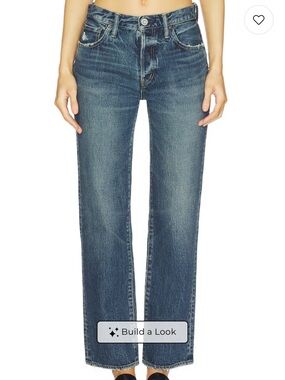 Moussy Vintage Wiley Straight Jeans NWT  Women's Jeans - Blue